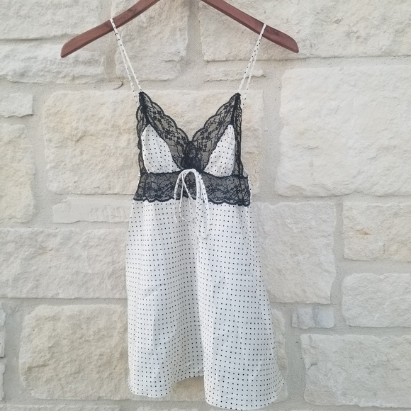 Victoria's Secret Other - Victoria Secret Polka Dot Babydoll Teddy size M